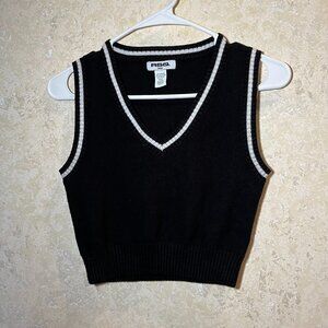 RSG Black and White Sweater Vest